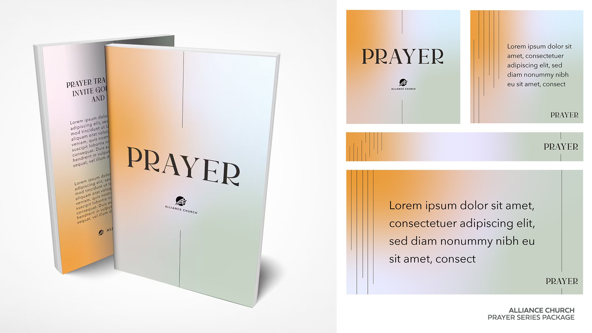 Design Work Mock-ups Alliance Prayer Series