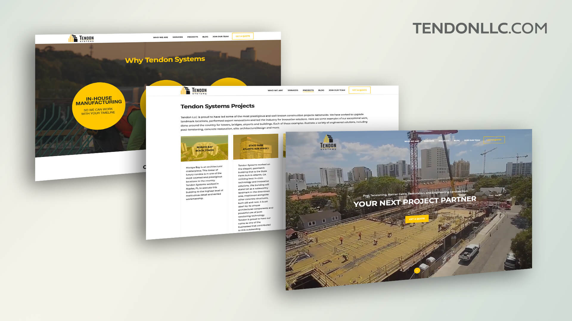 Website Mock-Up15. Tendon 2